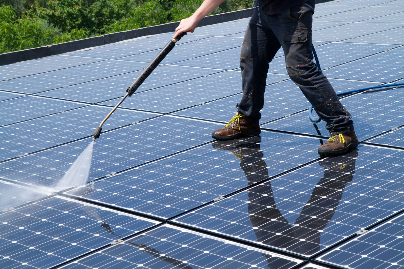 Solar- & Photovoltaik-Reinigung